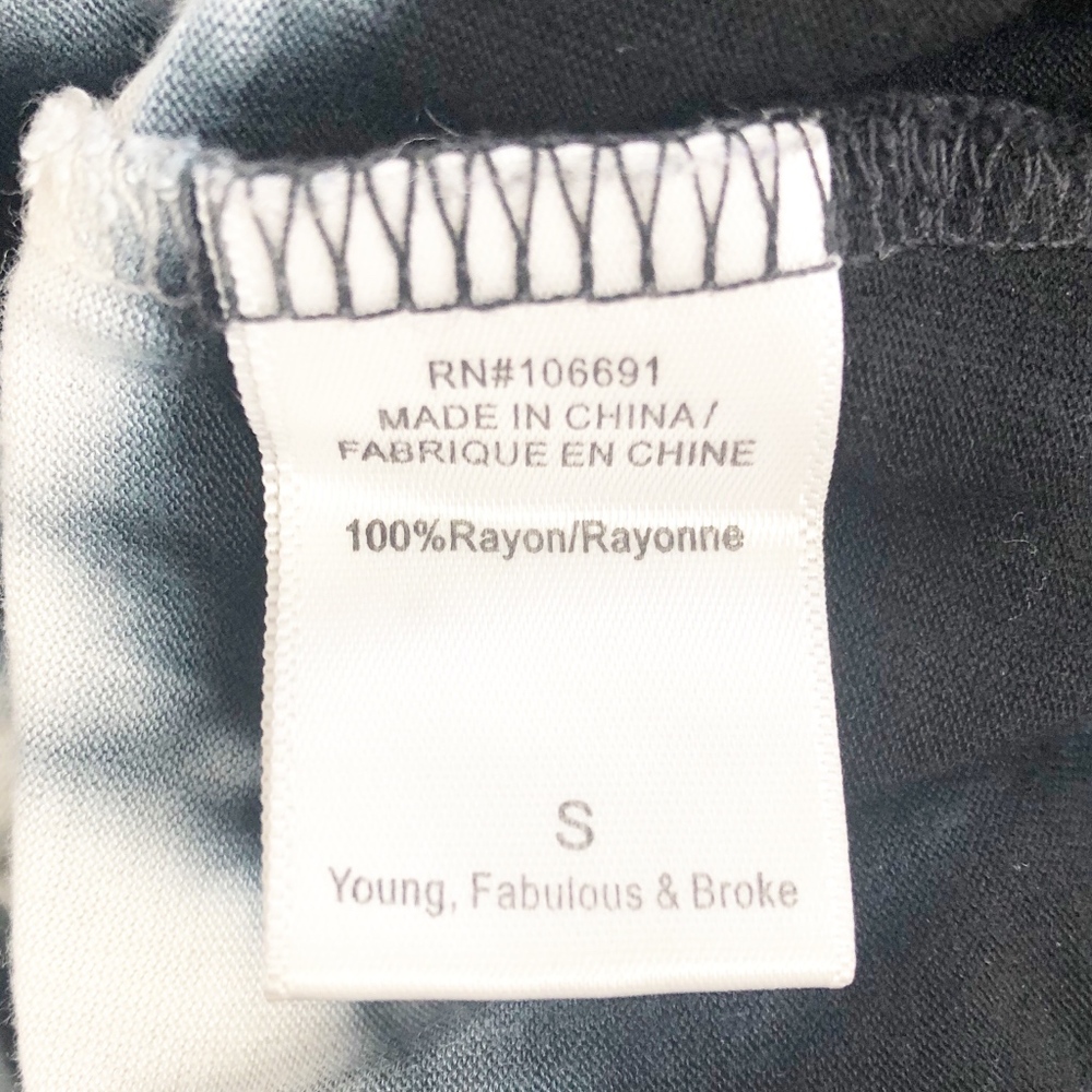 YFB Young Fabulous & Broke Maxi Dress Tie Dye sz S - Picture 6 of 8